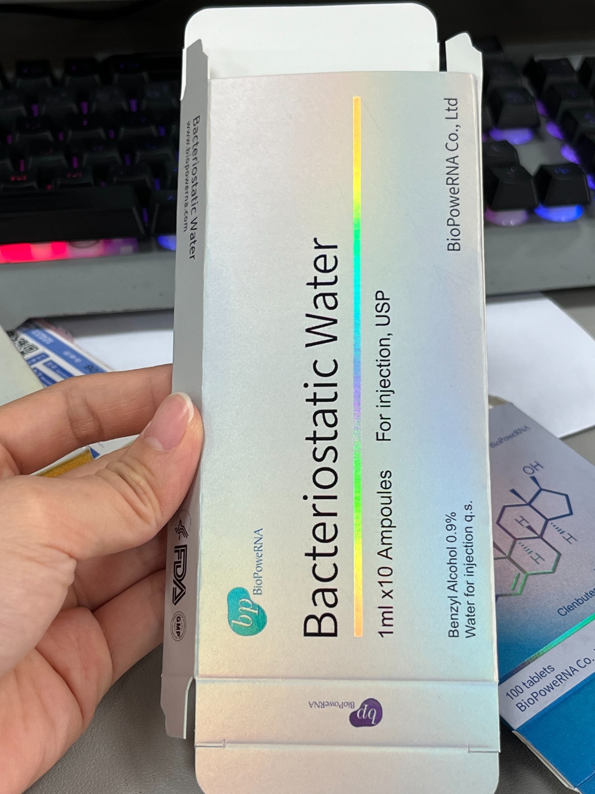 bac-water Bacteriostatic water kit 10 vials x1 ml