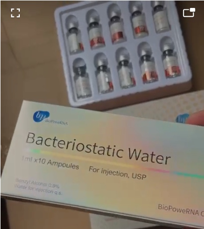 water-bp Bacteriostatic water kit 10 vials x1 ml