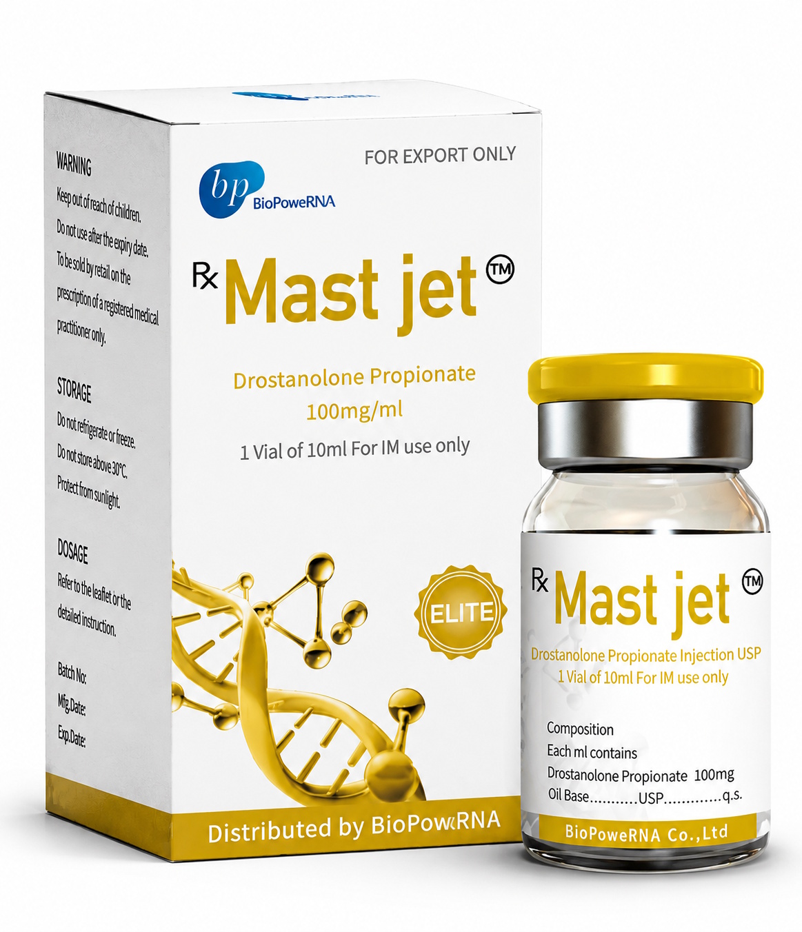 mast jet masteron propionate 100 10ml vial Mast Jest (Drostanolone Propionate 100)